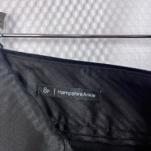 TALBOTS Heritage Ankle Pants Women's 8P Black Velvet (F523) - Picture 7 of 8